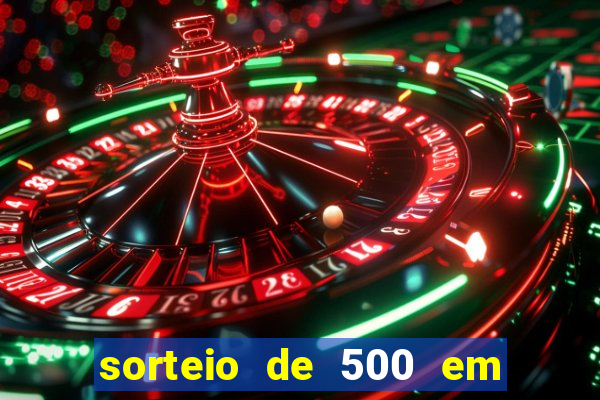 sorteio de 500 em cash toda segunda feira novibet